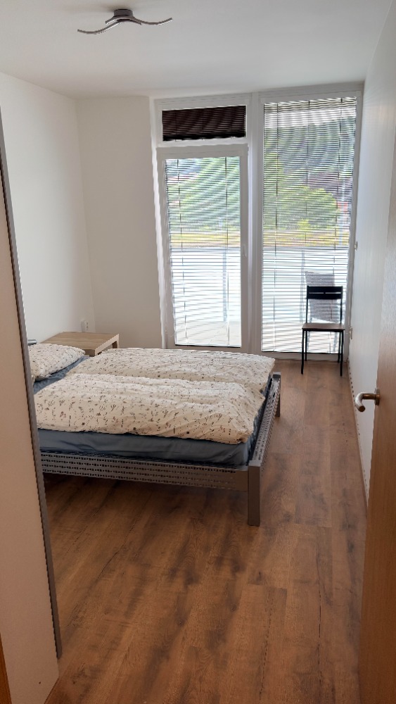 Ložnice moderního apartmánu